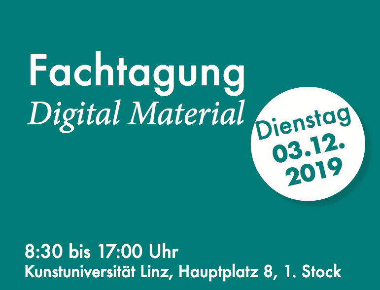 Fachtagung: Digital Material